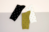 [3PACK] 1507 UNISEX  HEART DOT BASIC SOCKS - color pack