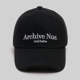 Nus. アーチボールキャップ（ブラック）