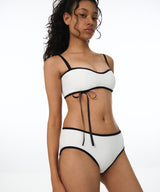 Line Low Bikini Panties (White)