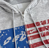 America クロップフードジップアップ