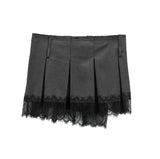 Labelly Pleated Wrap Skirt Lace