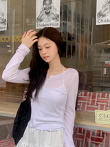 SR Henry Neck Slim Rib T-Shirt (4color)
