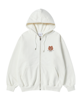 26SS ベーシックロゴ ウィズ ラインフレンズ フーディジップアップ
