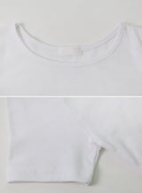 シンプル＆ベーシックショートスリーブtシャツ