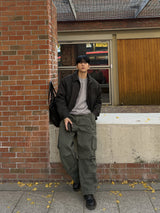Pigment back banding work pants