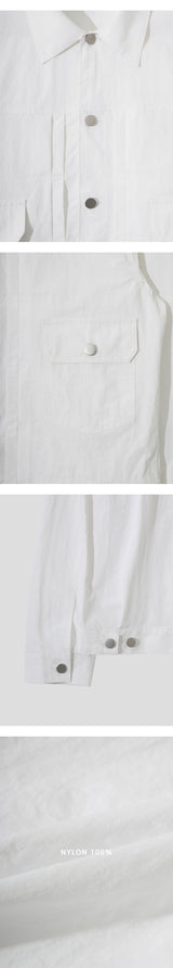 [S/S] ティンナイロンクロップジャケット(3color)