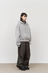 Neo Cropped Zip Hoodie
