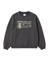 26SS WOMAN タイピングプロフィールスウェットシャツ