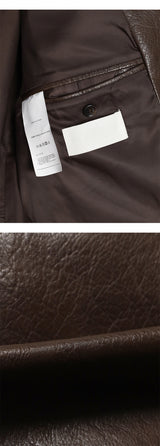 [F/W] Crack overfit leather blazer(2color)