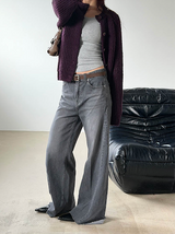Golgi round knit cardigan(5color)