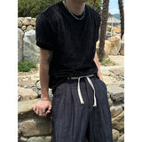 [S/S] Velvet round neck half sleeves (4color)
