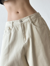 Kari Back Pocket Balloon Cotton Pants 3color