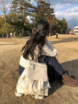 クラシックボウバックパック_クリーム