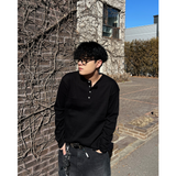 WT リブヘンリーネックロングスリーブ (4C)