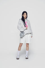24FW レトロラビットフーディー グレー