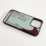 Dusty, Nostalgic Vibes Phone Case (PaleAqua/Burgundy)