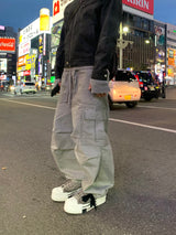 Military incision line cargo pants 4C