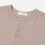 Waffle henry neck half sleeve