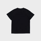 (W) WOMAN MM TEXT CROP TEE (2 COLORS)