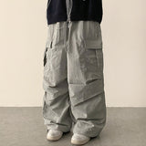 Lead Knee Pin Tuck Hem String Wide Pants