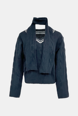 Lyle Modern Muffler Knit Top