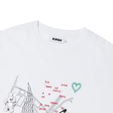 KIRSH X TOKYO シティアートワークTシャツ【ホワイト】