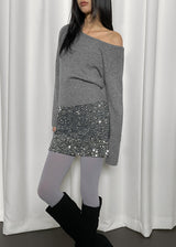 [MADE] Mondrin Alpaca Off-Shoulder Knitwear