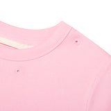 COLLECTION METAL POINT RIBBED T-SHIRT [PINK]