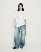 25FW リフレクションベーシックロゴ半袖Tシャツ ホワイト