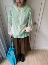 NE Summer Dot Wind Hood Jumper