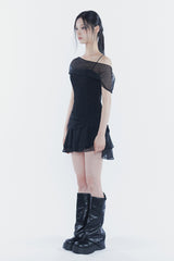 メリーシフォンドレス black