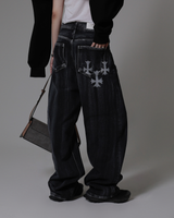 The cross denim (Unisex)