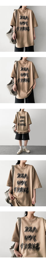 マーティ オーバーサイズ フィット 半袖Tシャツ