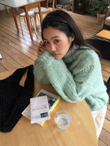 バーウールツイストニット (3color)