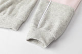 Terry block sweatshirt