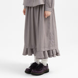TTTTwister Ruffle Long Skirt - Grey