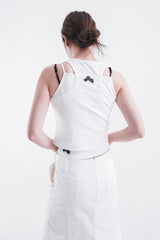CLOUD SLEEVELESS WOO WHITE