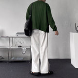 JM367,367-1 Refined Wide Cotton Pants (2 colors)