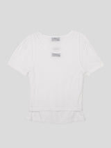 NUBASIC テンセル ハーフ Tシャツ セット アイボリー