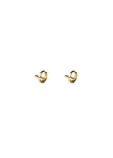 (14k)クロスゴールドピアス