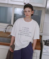 グラス Tシャツ、アイボリー