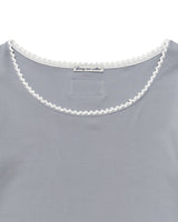 ダブルフリルTシャツ (グレー)