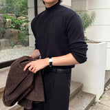 LMN Luton Wool Half-Turtleneck Muscle Knitwear (3 colors)