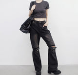 [NONCODE] Hayne French Burton Washing Pants (Knees Belt Set)