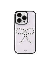 ribbon stud case (pink)