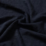 Crease half T-shirts / Navy