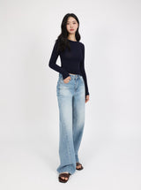 SOFT BLUE LINE WIDE DENIM code 26212