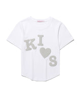 Messy Kiss Logo Tee White (KIB6MFT504A)
