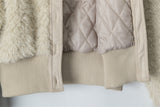 Teddy Fleece Collar Jumper