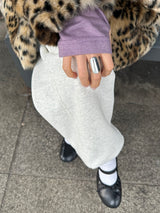 [925silver] Wide flat ring